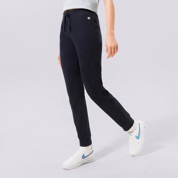 Дамски панталони CHAMPION ПАНТАЛОНИ RIB CUFF PANTS 114907bs501 цвят тъмносин