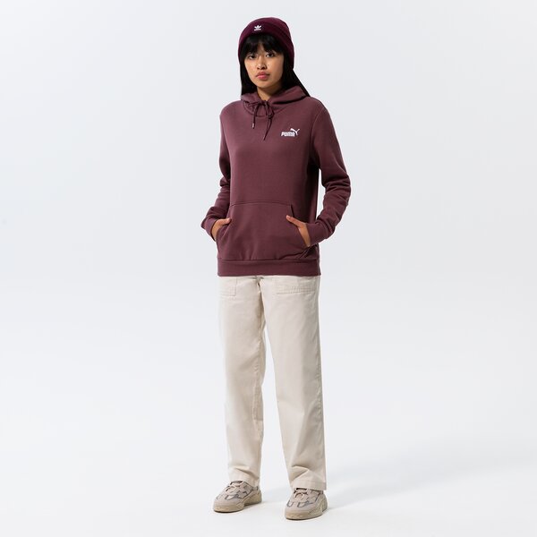 Дамски суичър PUMA СУИТЧЪР С КАЧУЛКА ESS+ EMBROIDERY HOODIE FL 670004 75 цвят бордо