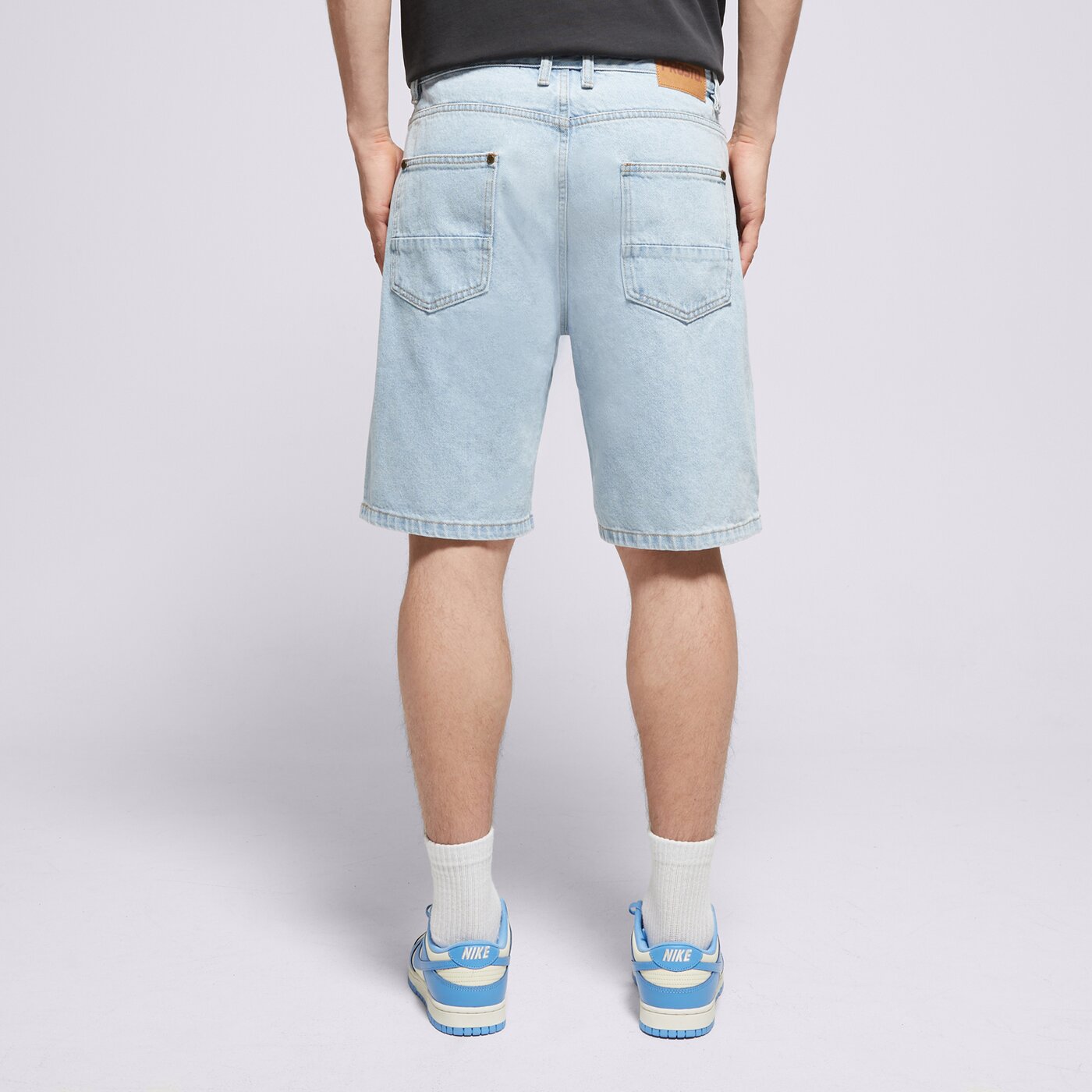 Мъжки къси панталони PROSTO ШОРТИ JEANS SHORTS BAGGY SHIZZO kl251mpan7041 цвят син