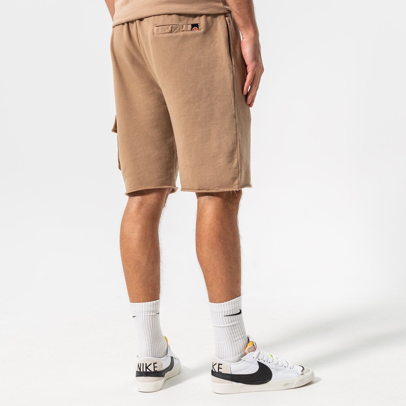 Мъжки къси панталони ELLESSE ШОРТИ NEEM SHORT BRWN shm13798200 цвят кафяв