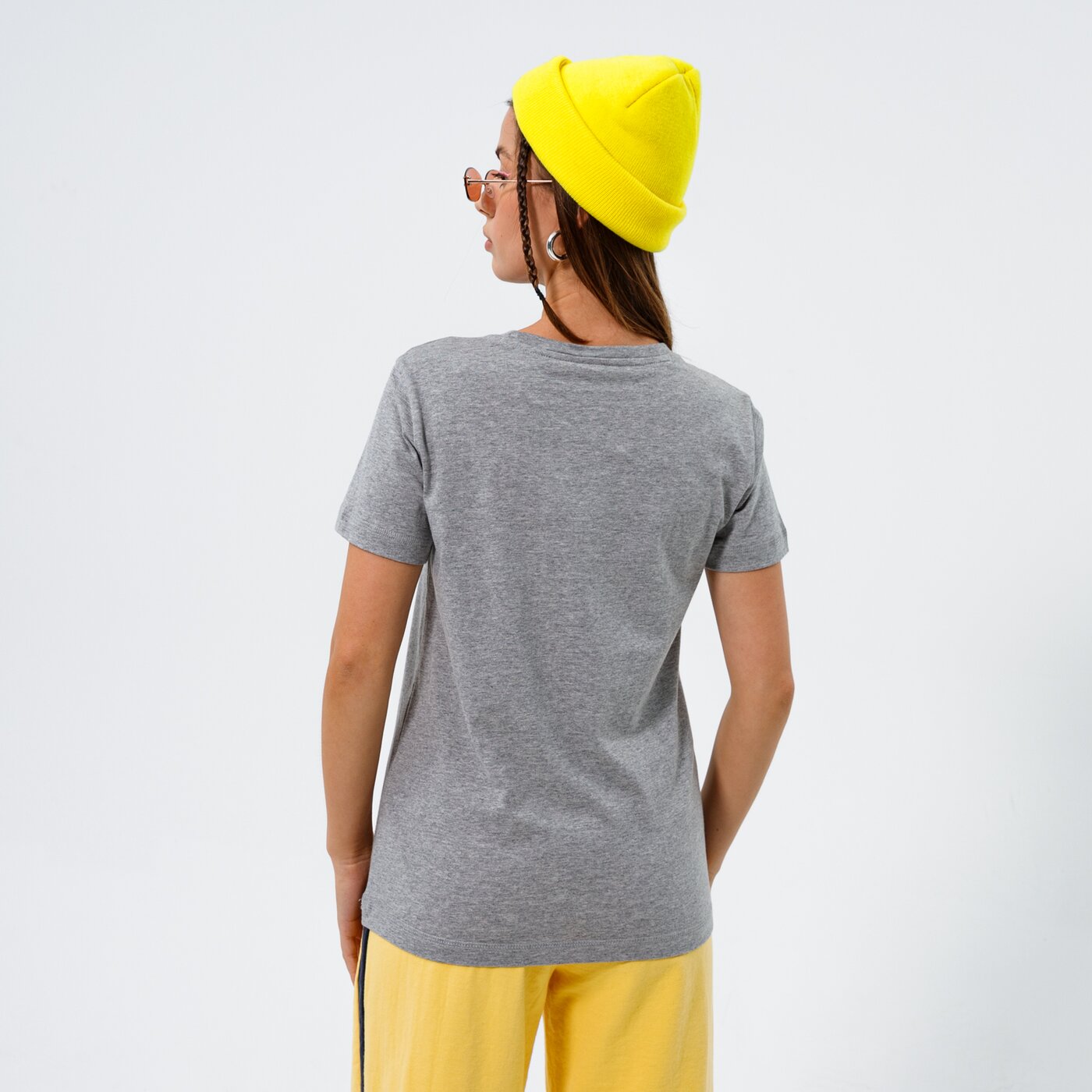 Дамска тениска CHAMPION ТЕНИСКА CREWNECK ТЕНИСКА 113223em006 цвят сив