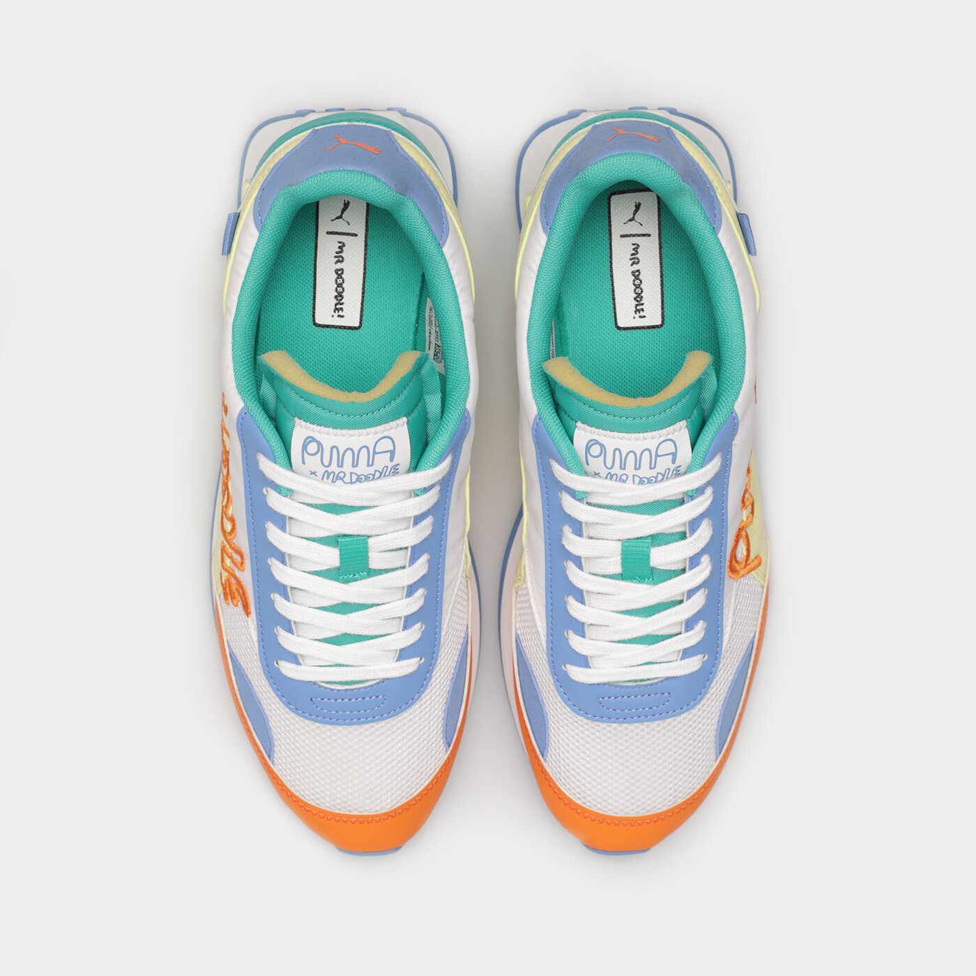 Мъжки маратонки PUMA FUTURE RIDER MR D 375790-01 цвят бял