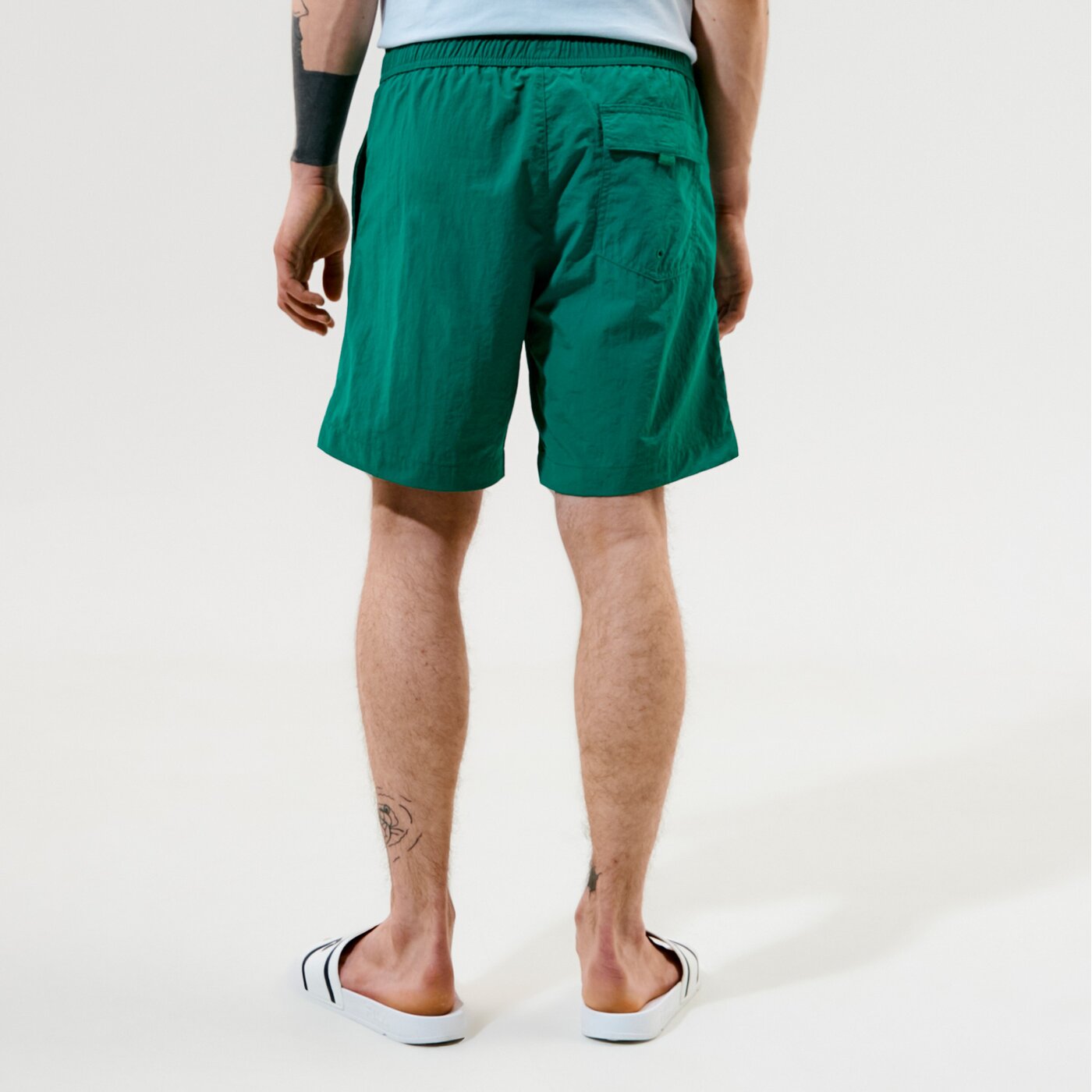 Мъжки къси панталони CHAMPION ШОРТИ BEACHSHORT 216068gs040 цвят зелен