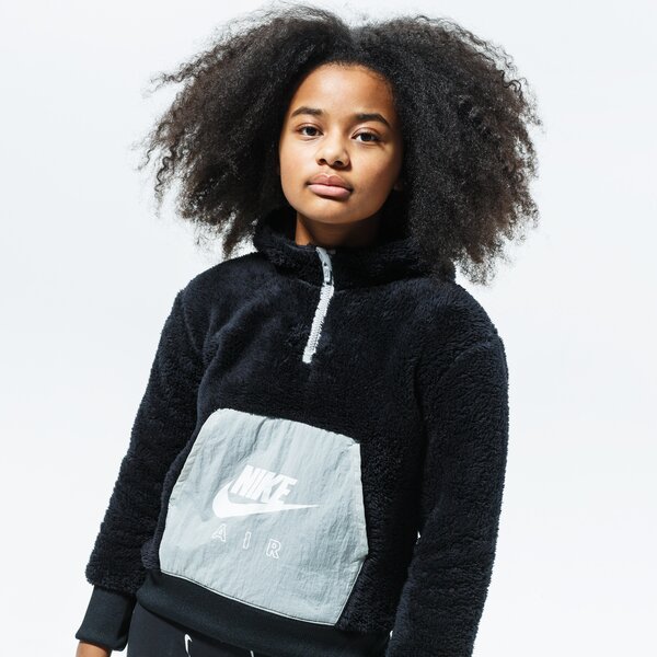 Детски суичър NIKE ПОЛАР AIR cu8550-010 цвят черен