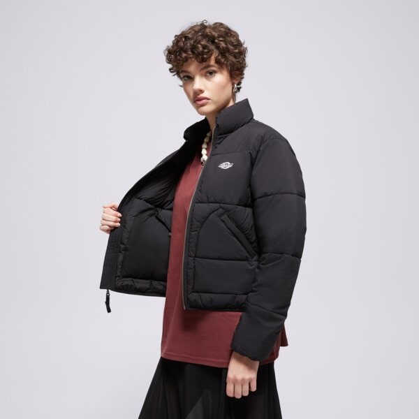 Дамско зимно яке DICKIES ЯКЕ ПУХЕН DICKIES DUCK CANVAS CARPENTER PANT W dk0a87ojblk1 цвят черен