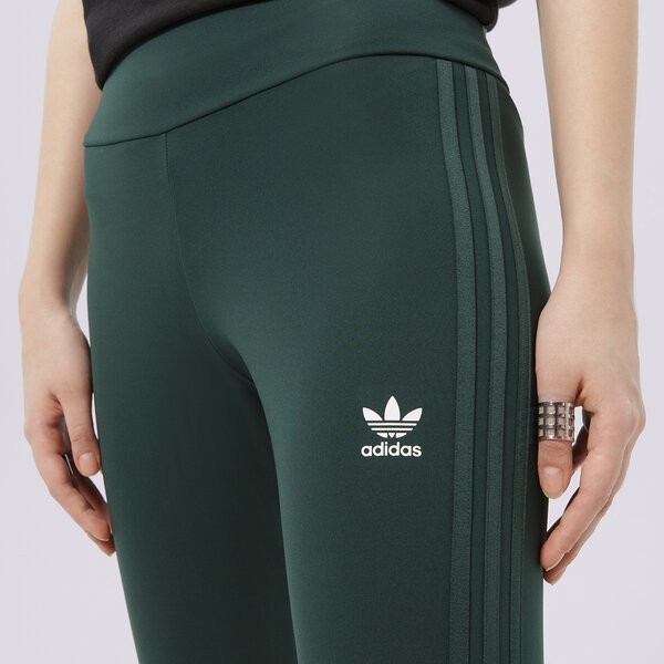 Дамски панталони ADIDAS ПАНТАЛОНИ TIGHTS hn5904 цвят зелен