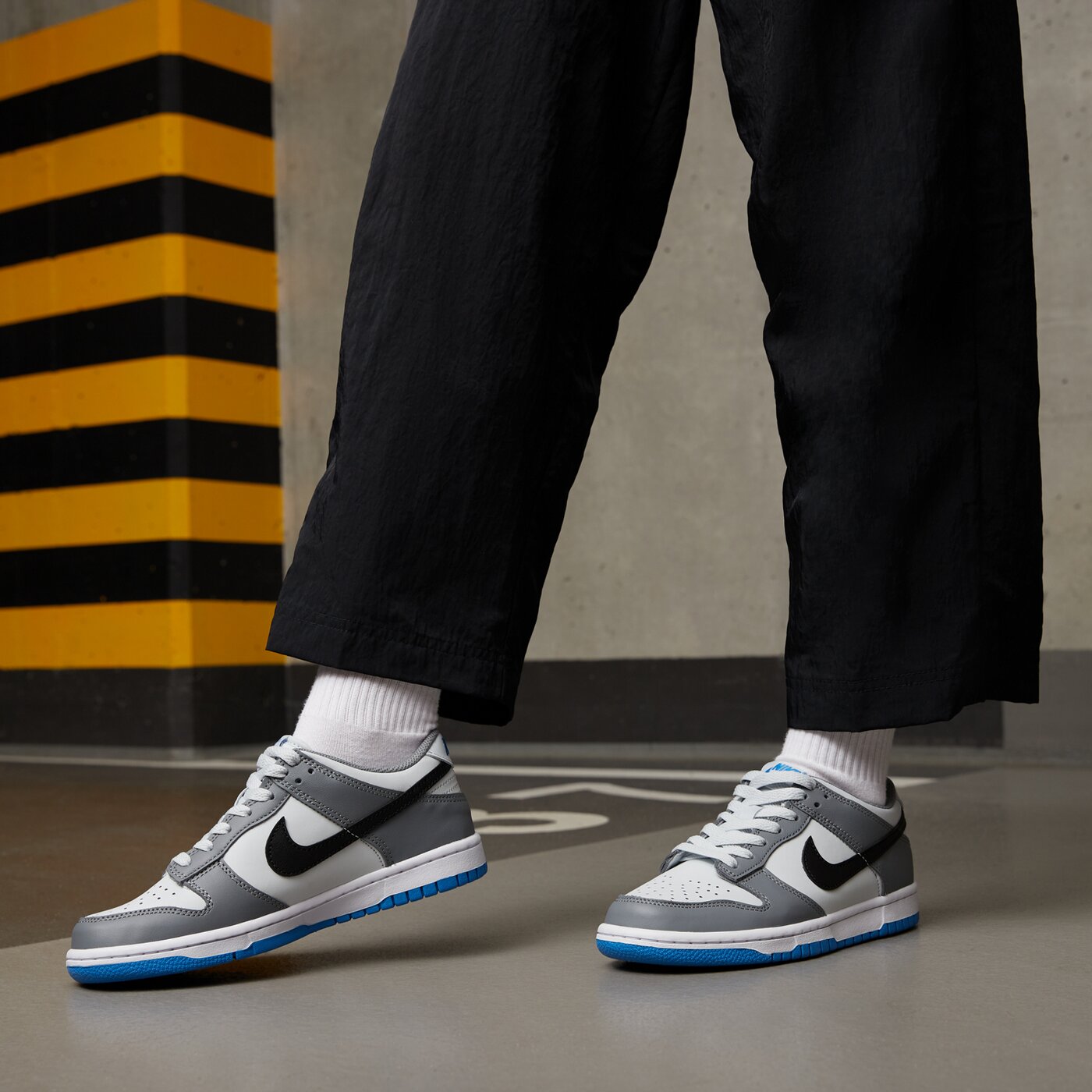 Детски маратонки NIKE DUNK LOW fb9109-001 цвят сив