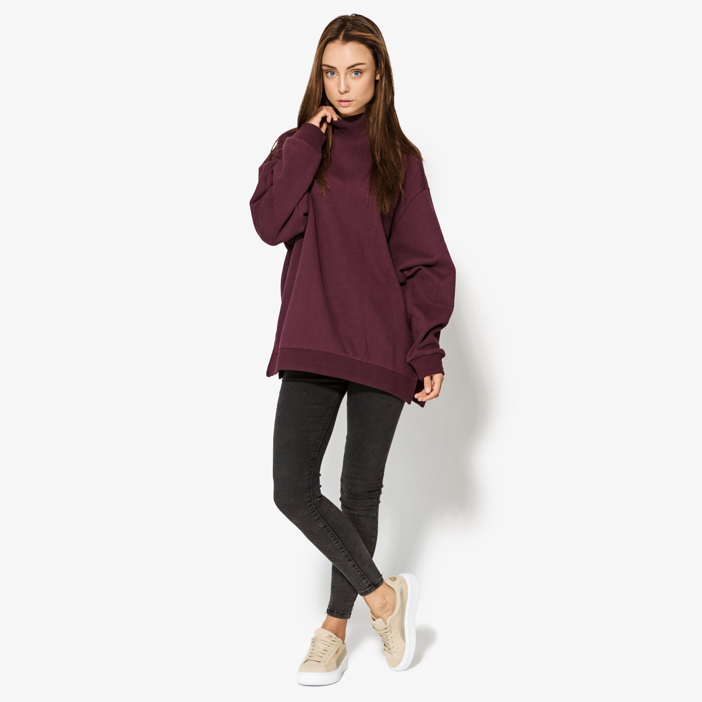 Дамски суичър CONFRONT СУИТЧЪР NOLA cf37bld01002 цвят виолетов