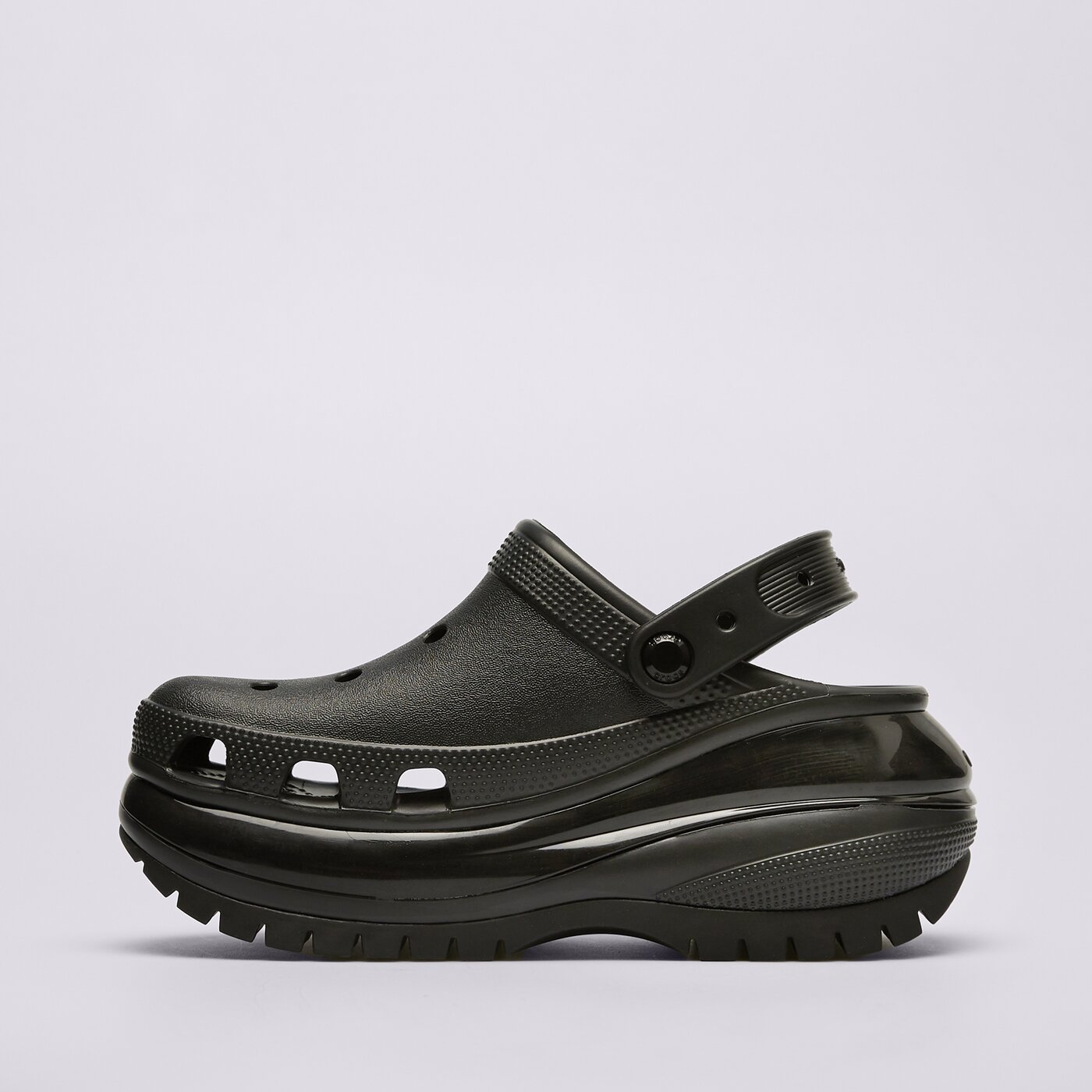 Дамски чехли и сандали CROCS CLASSIC MEGA CRUSH CLOG 207988001 цвят черен