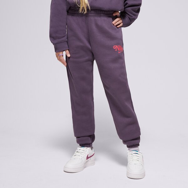 Детски панталони NIKE ПАНТАЛОНИ G NSW TREND FLC CF PANT GIRL hm0534-573 цвят тъмносин