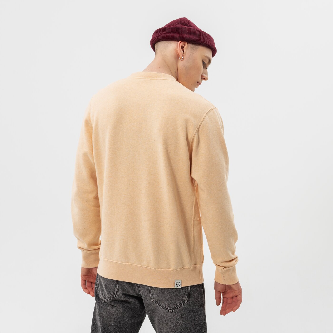 Мъжки суичър NIKE СУИТЧЪР M NSW REVIVAL FLC CREW C dm5630-268 цвят бежов