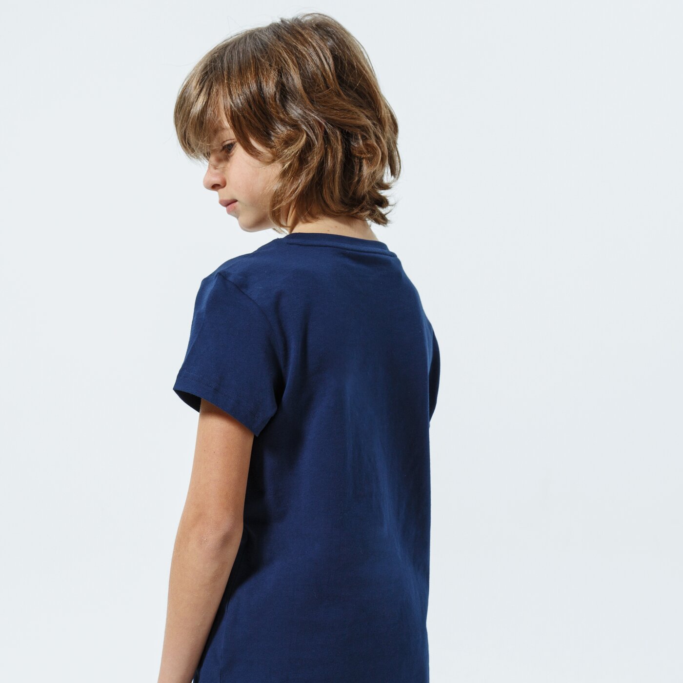 Детска тениска ADIDAS ТЕНИСКА TREFOIL TEE MM gd2679 цвят тъмносин