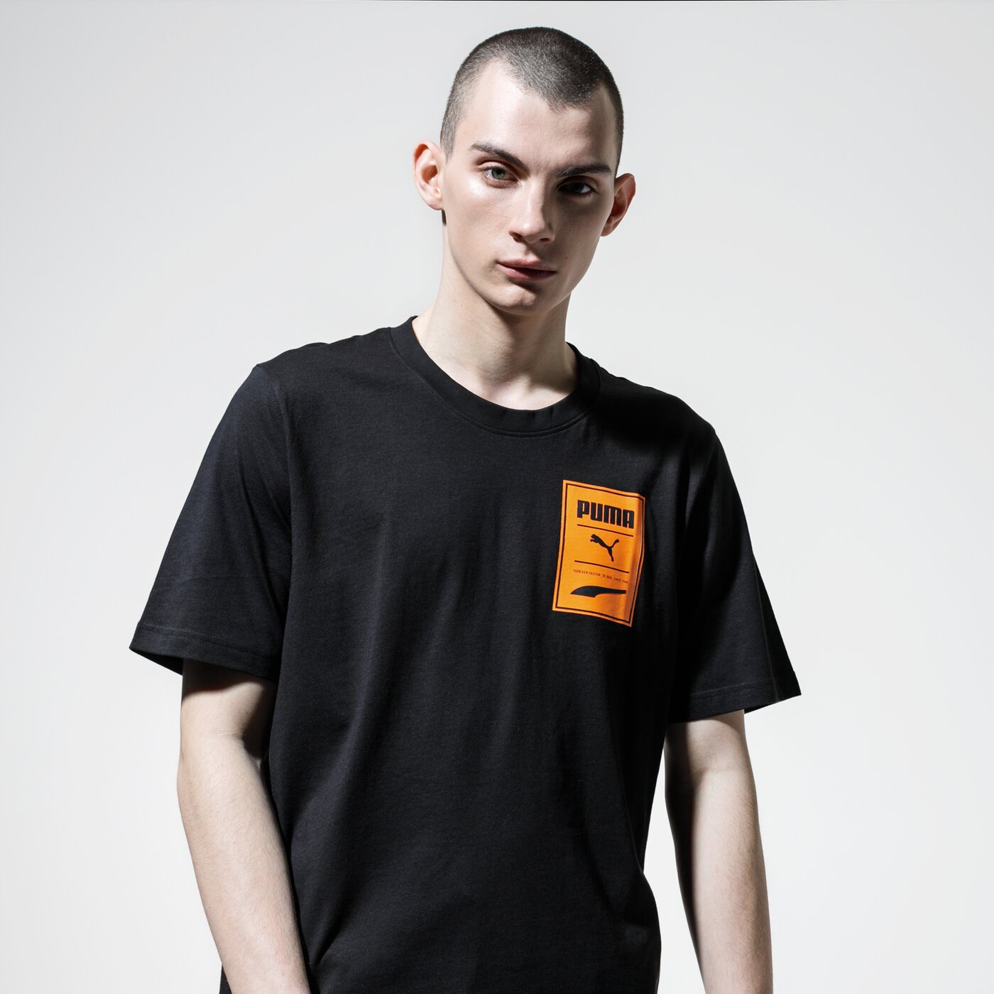 Мъжка тениска PUMA ТЕНИСКА RECHECK PACK GRAPHIC TEE 59788401 цвят черен