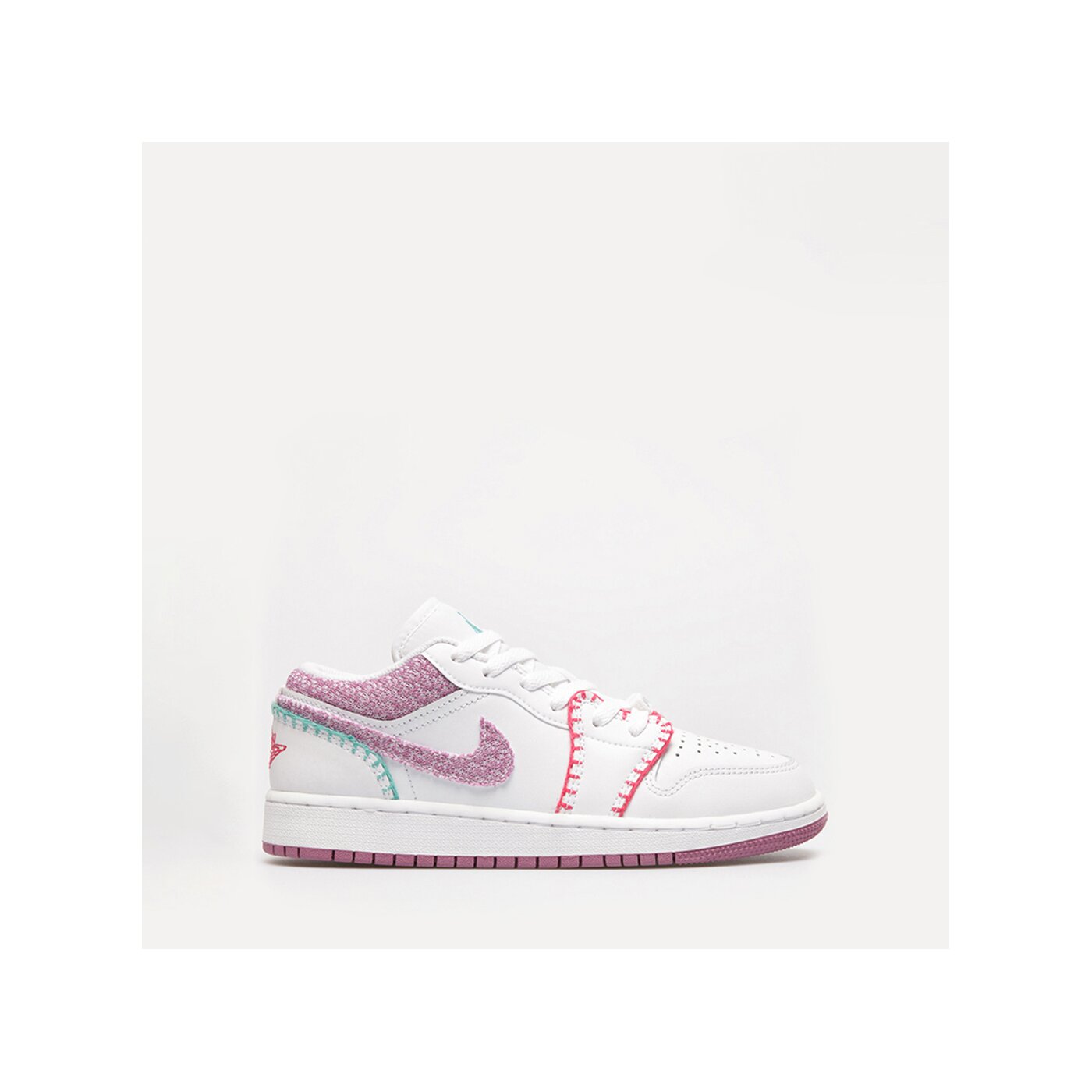 Детски маратонки AIR JORDAN 1 LOW SE (GS) dm9037-100 цвят бял