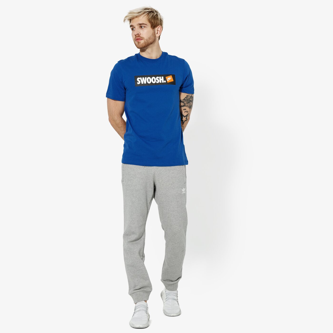 Мъжки панталони ADIDAS ПАНТАЛОНИ TREFOIL PANT ADICOLOR dv1540 цвят сив