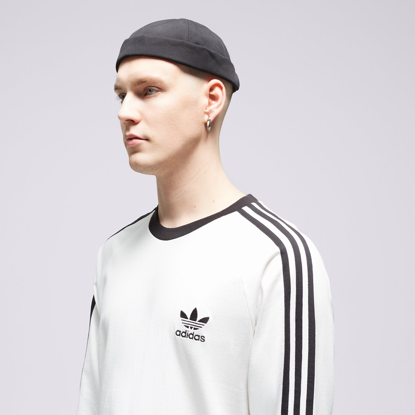 Мъжка тениска ADIDAS ТЕНИСКА 3 STRIPES LS T ia4879 цвят бял