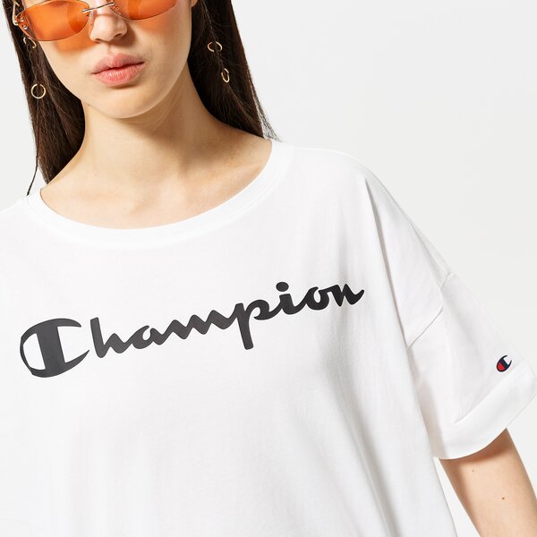 Дамска тениска CHAMPION ТЕНИСКА CREWNECK TEE 114914ww001 цвят бял