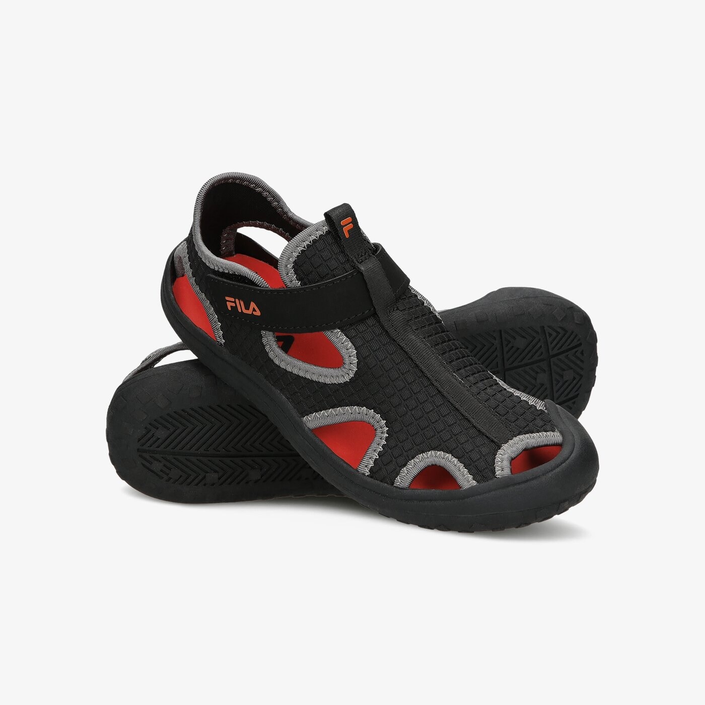 FILA KIDS AQUA 2020103O16 Детски Цвят черен Модни Сандали Обувки Fila в ...