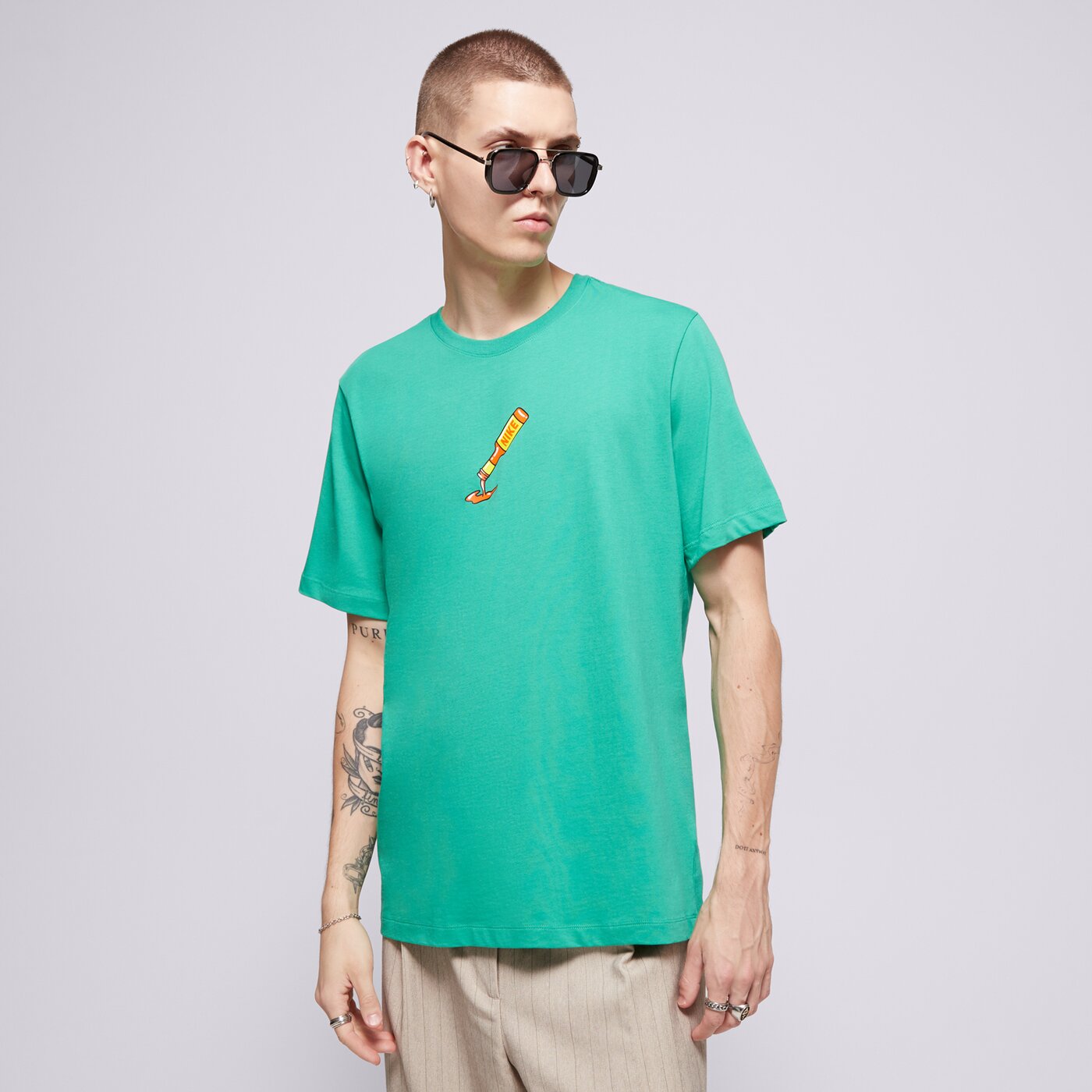 Мъжка тениска NIKE ТЕНИСКА U NSW TEE BB OC 2 ih5065-324 цвят зелен