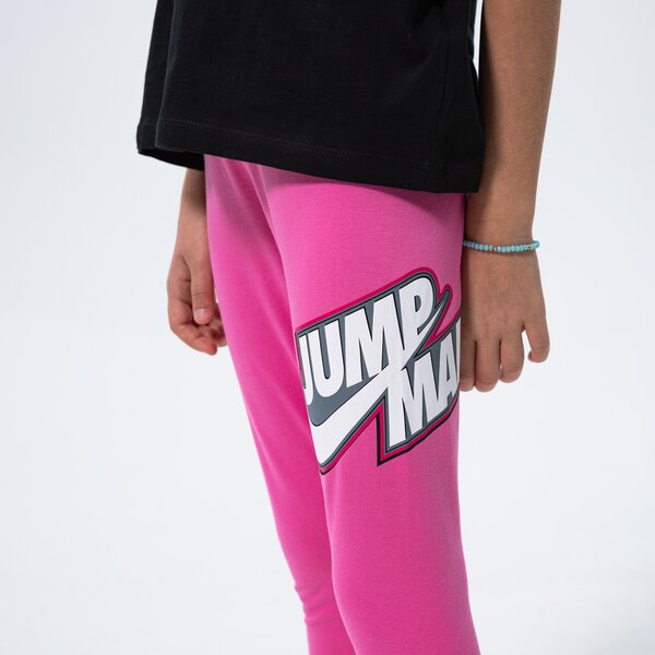 Детски панталони JORDAN КЛИН JDG JUMPMAN X JORDAN LEGGING GIRL 45b064aa7 цвят розов