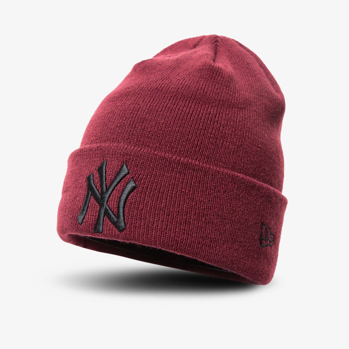 Дамска зимна шапка NEW ERA ЗИМНА ШАПКА LEAGUE ESSENTIAL CUFF KNIT NEYYAN 12149670 цвят бордо
