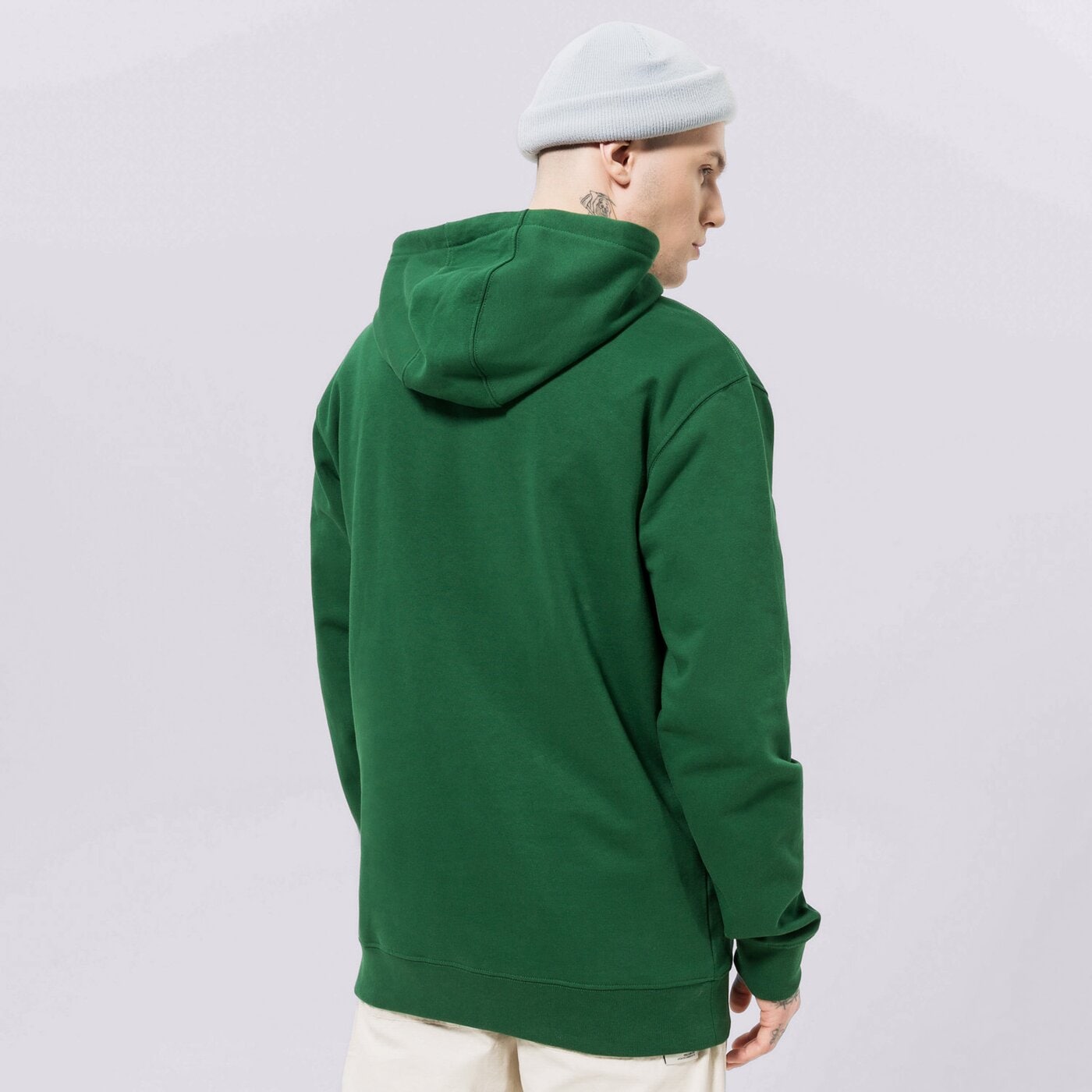 Мъжки суичър VANS СУИТЧЪР С КАЧУЛКА CORE BASIC PO FLEECE EDEN vn0a7ydv07w1 цвят зелен