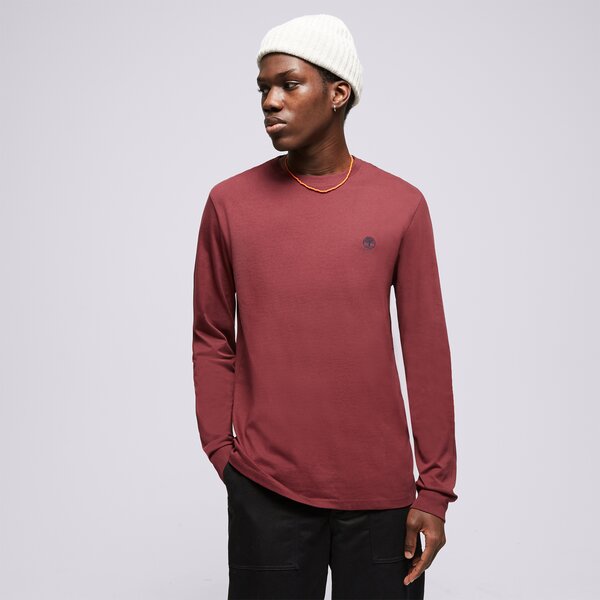 Мъжка тениска TIMBERLAND ТЕНИСКА LS DUNSTAN RIVER JERSEY tb0a2bq3i301 цвят бордо