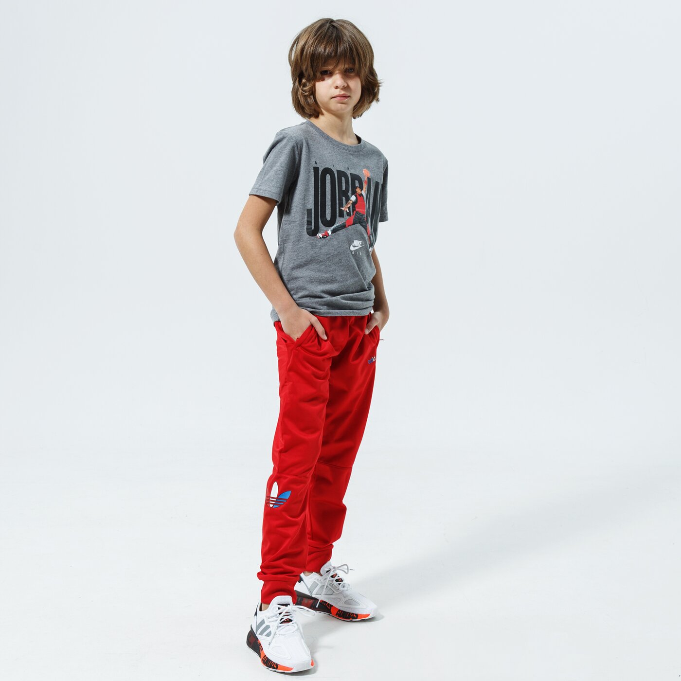Детски панталони ADIDAS ПАНТАЛОНИ TRACKPANT MM gn7445 цвят червен