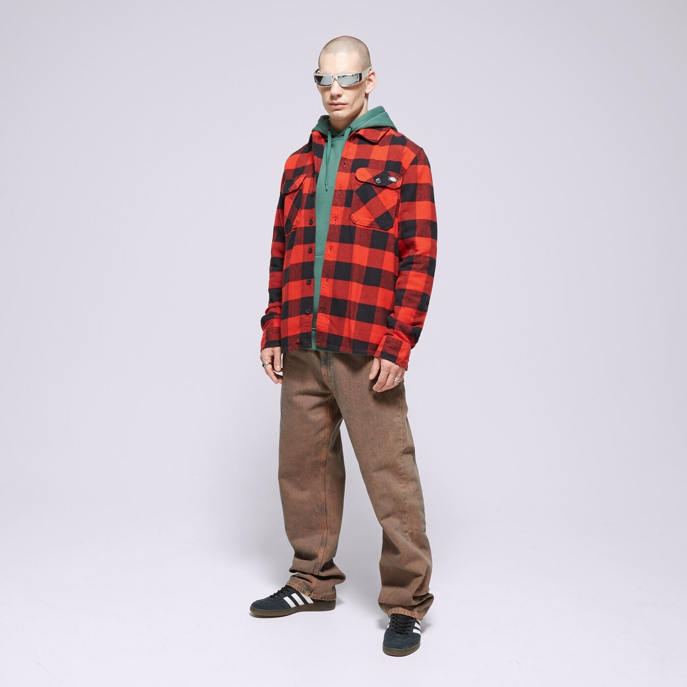 DICKIES РИЗА NEW SACRAMENTO SHIRT dk0a4xdzrdx1 цвят червен