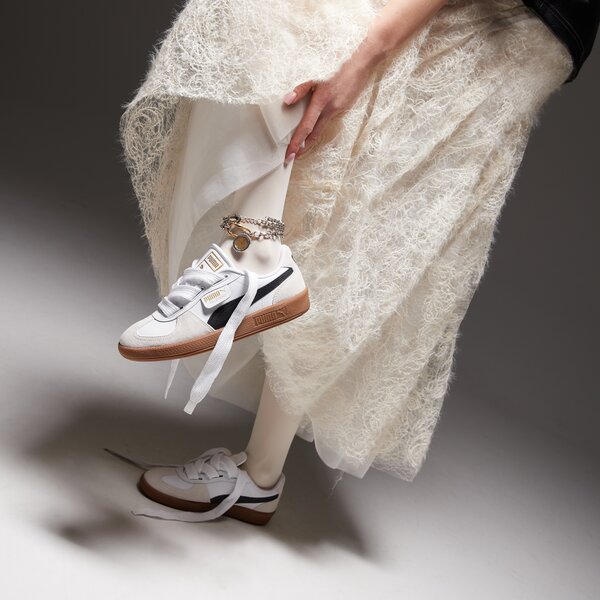 Дамски маратонки PUMA PALERMO WIDE LACE  40210901 цвят бял