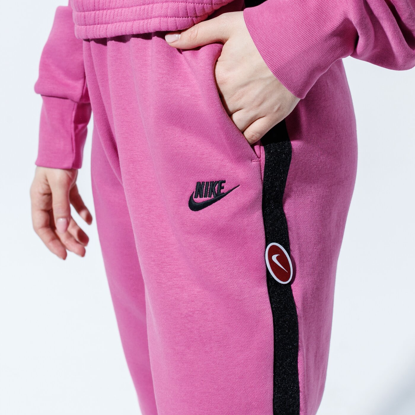 Дамски панталони NIKE ПАНТАЛОНИ W NSW ICN CLSH FLC PANT BB cj2036-691 цвят розов