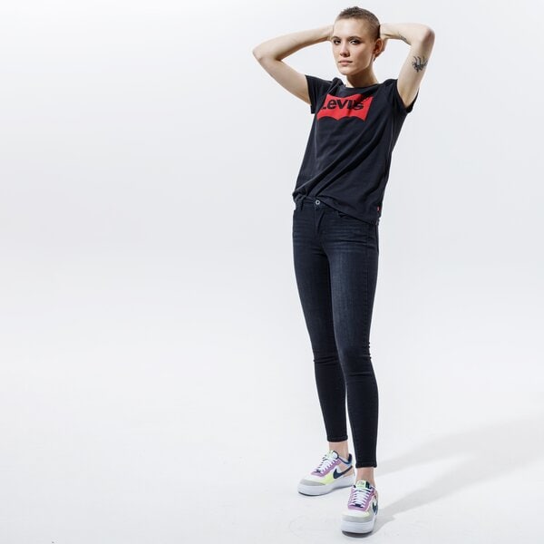 Дамски панталони LEVI'S 710 SUPER SKINNY JEANS  17778-0421 цвят черен
