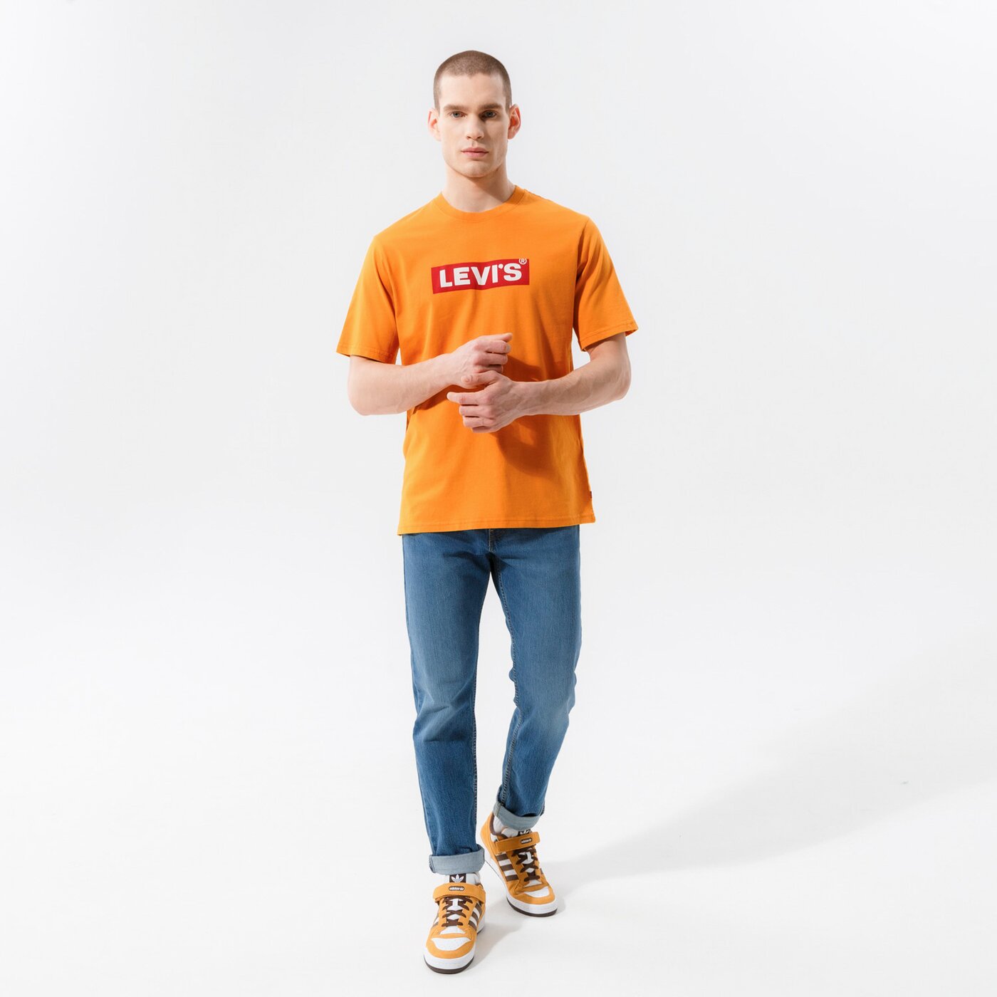 Мъжки панталони LEVI'S ПАНТАЛОНИ 502 TAPER HI BALL 57783-0103 цвят син