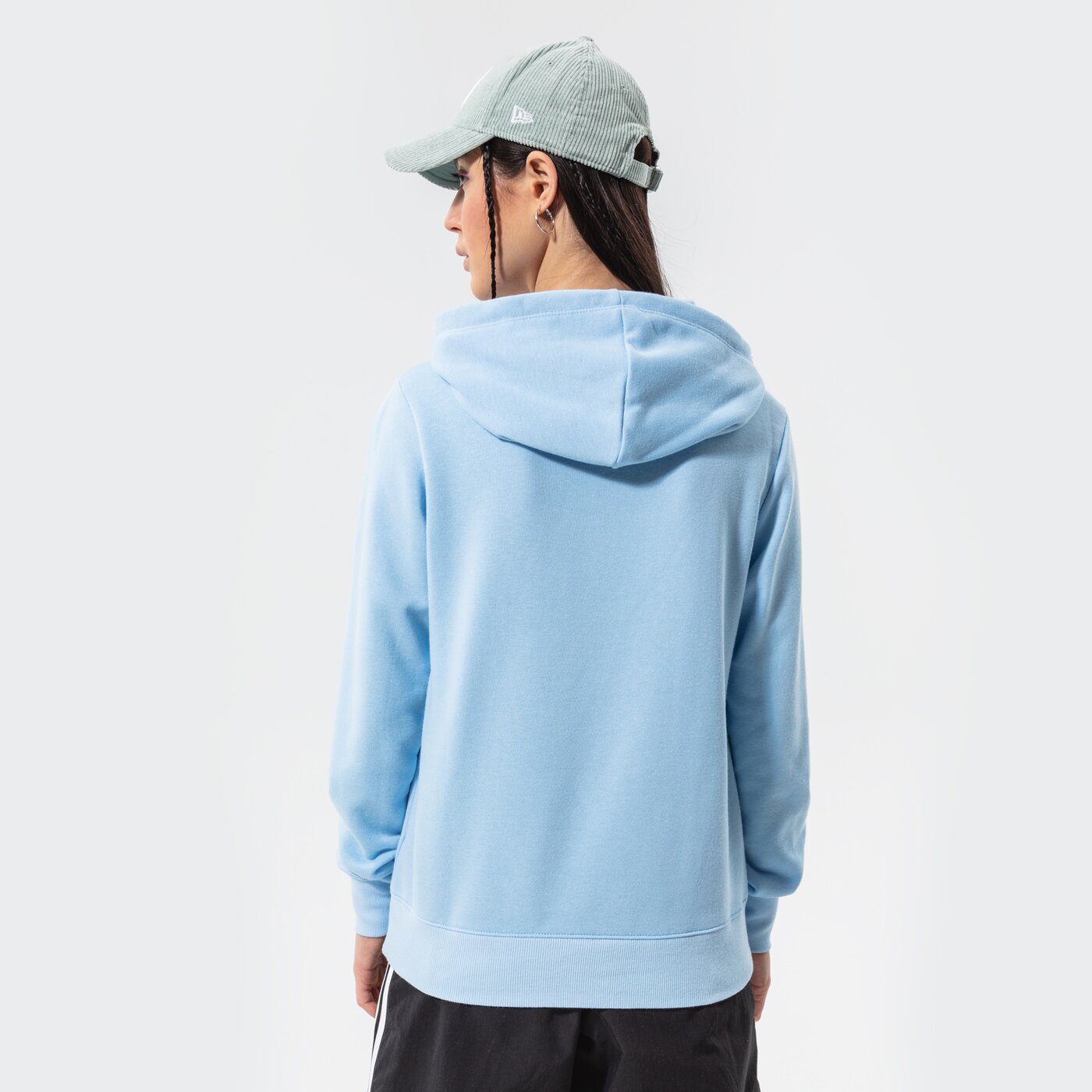 Дамски суичър CHAMPION СУИТЧЪР С КАЧУЛКА HOODED SWEATSHIRT 114858bs151 цвят син