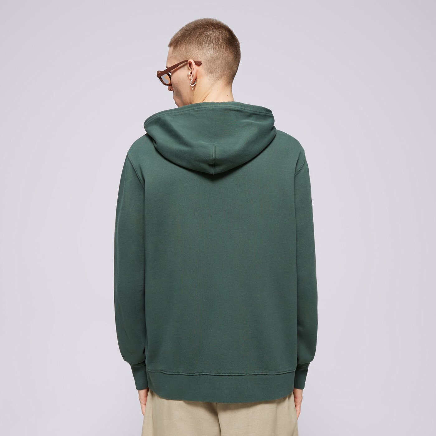 Мъжки суичър LEVI'S СУИТЧЪР С КАЧУЛКА THE ORIGINAL HM HOODIE GREENS 34581-0043 цвят зелен