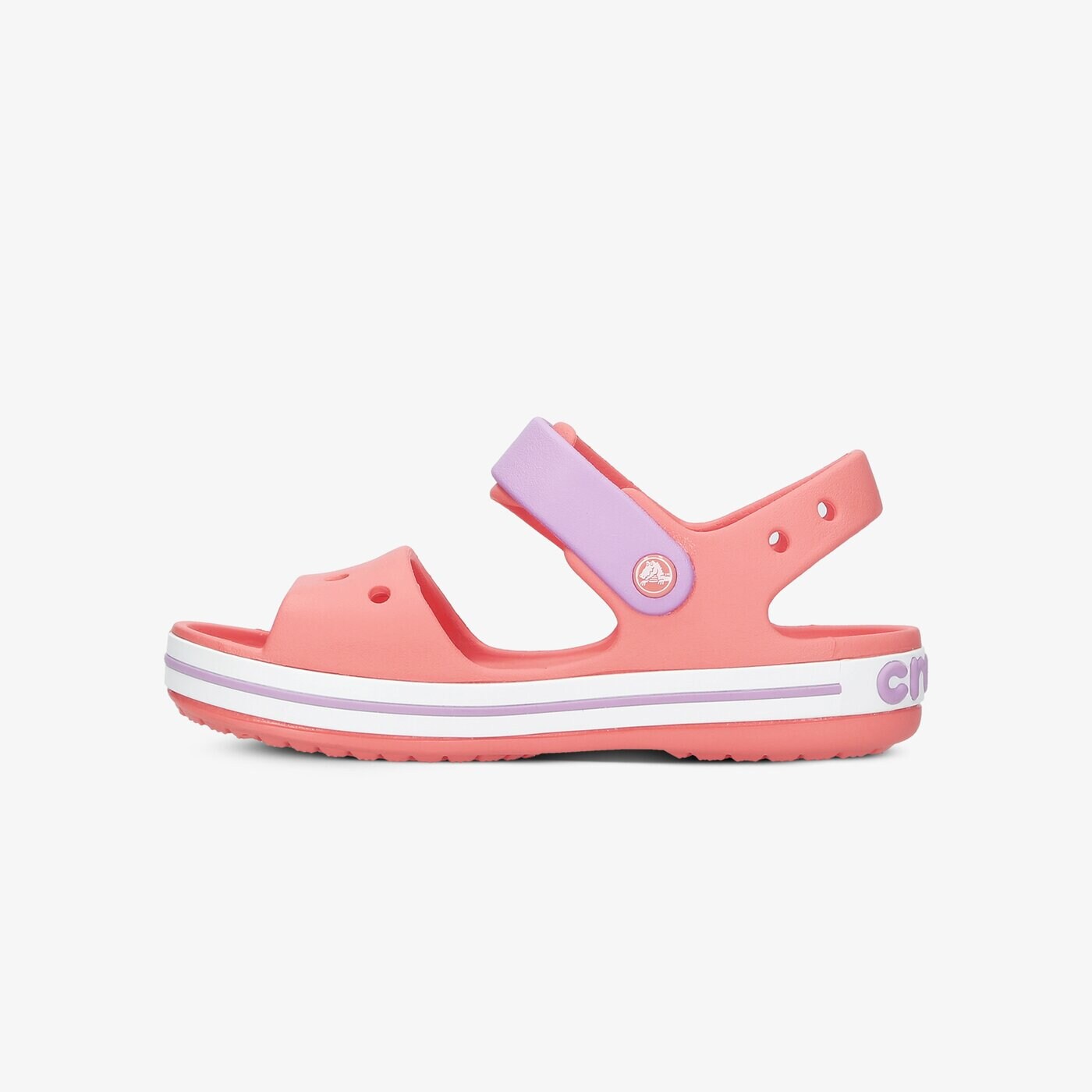 Детски чехли и сандали CROCS CROCBAND SANDAL KIDS 128566slk цвят оранжев