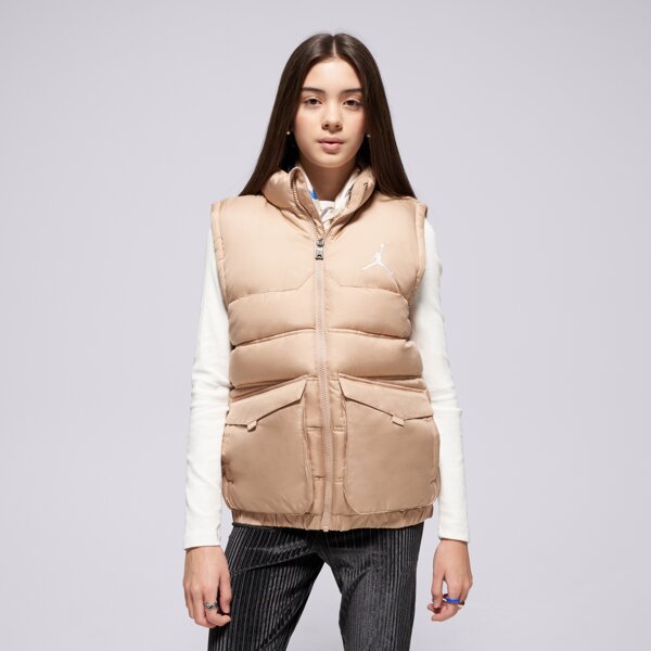 JORDAN ЕЛЕК JDB PUFFER FILLED VEST GIRL 95d532-j7p цвят бежов