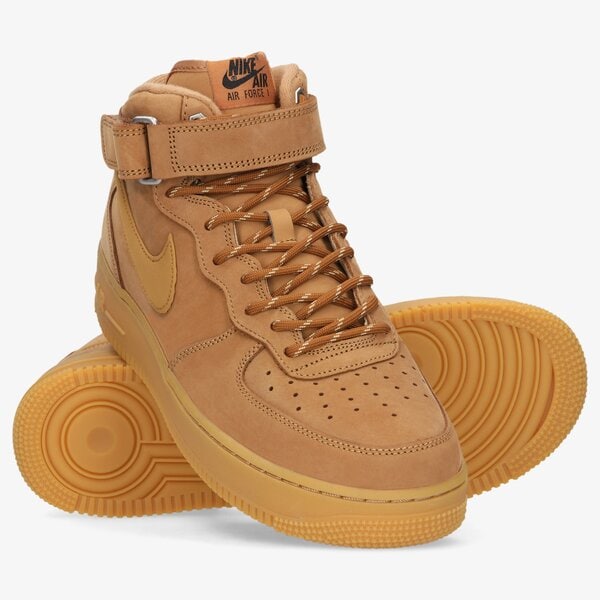 Мъжки маратонки NIKE AIR FORCE 1 MID '07 WB dj9158-200 цвят кафяв