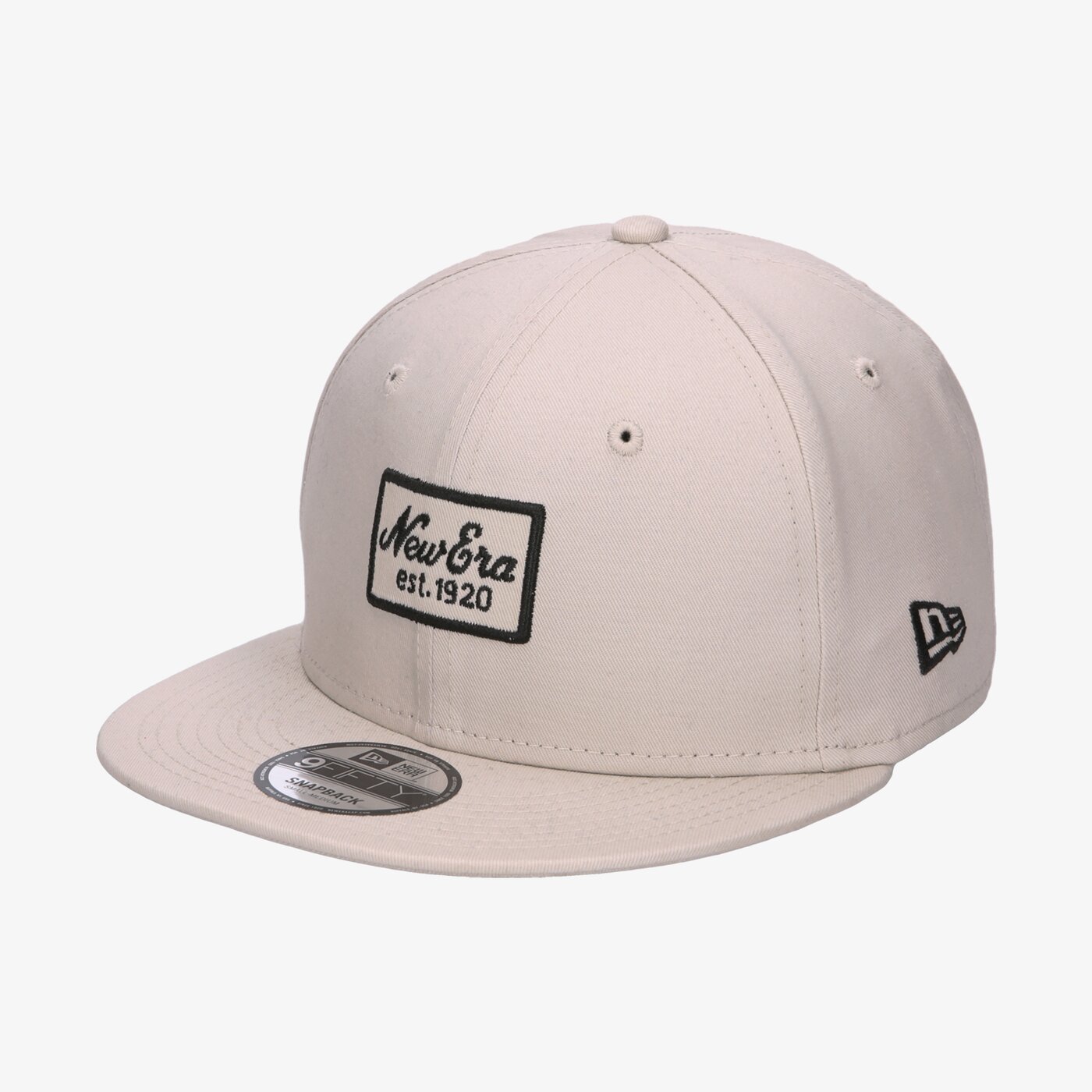 Мъжка шапка с козирка NEW ERA ШАПКА NE SCRIPT PATCH 9FIFTY NONE STN 80581022 цвят бежов