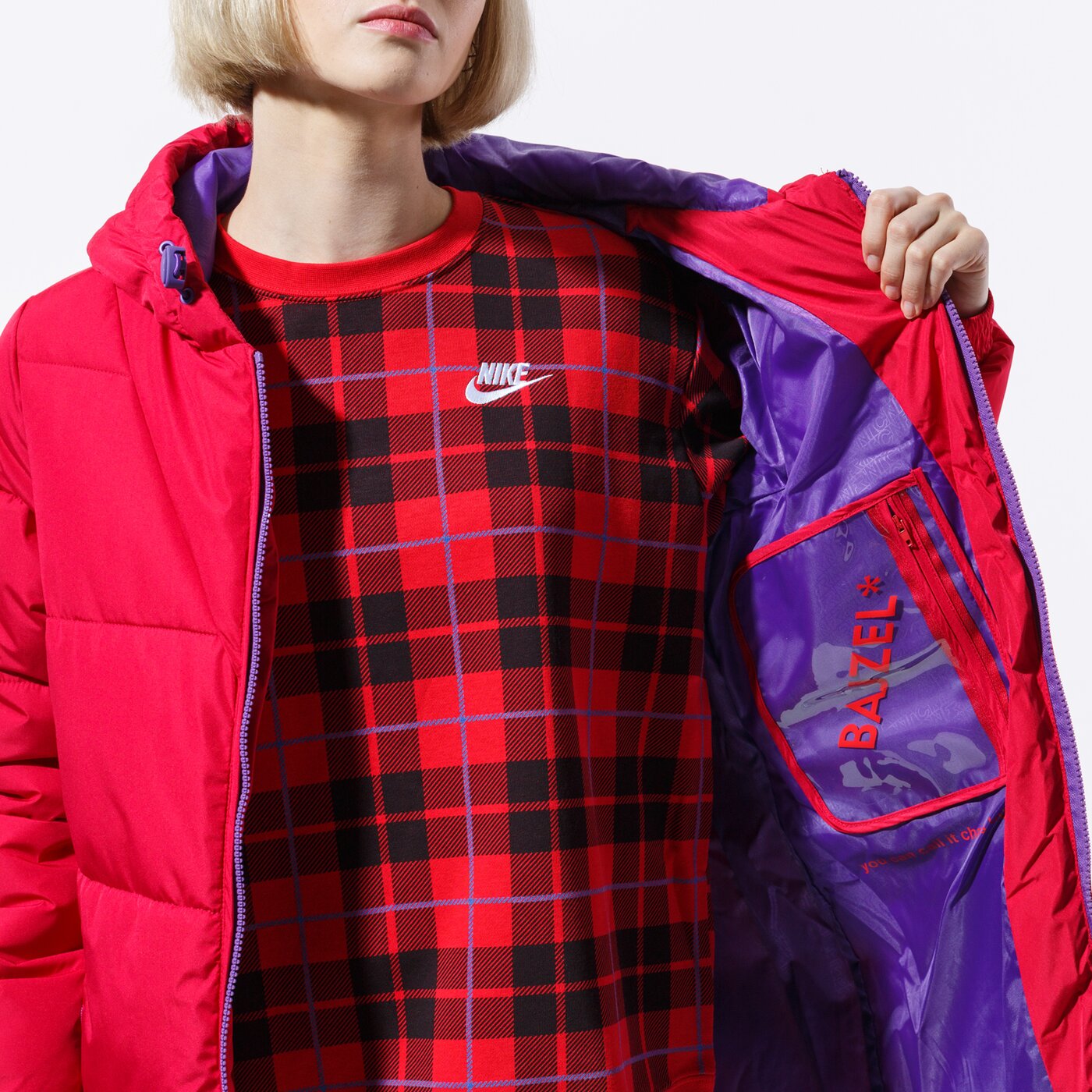 Дамско зимно яке CONFRONT ЯКЕ ЗИМНО SILVIA RED JKT cf39kud34001 цвят червен