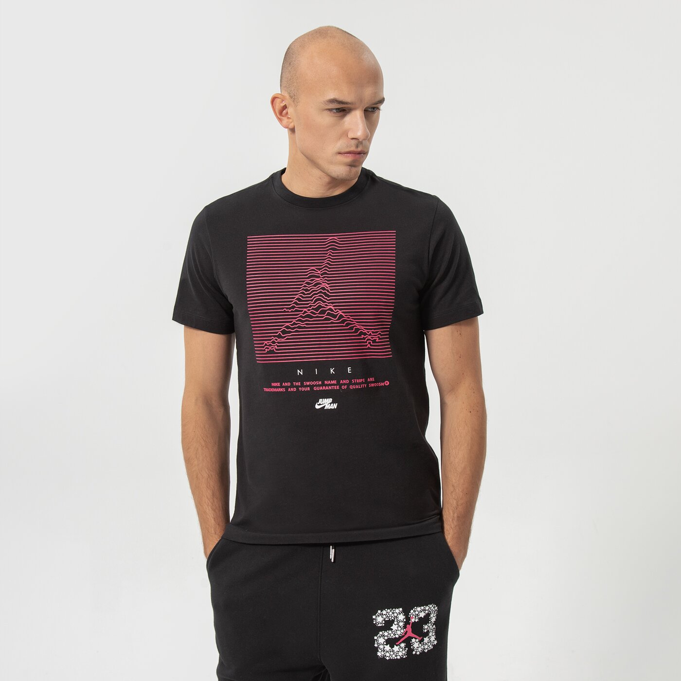 Мъжка тениска JORDAN ТЕНИСКА M J JMPMN GFX SS CREW dh8972-011 цвят черен