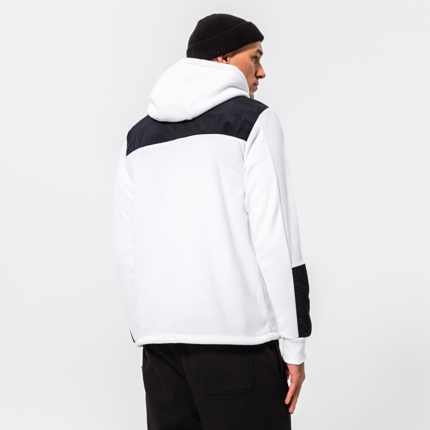 Мъжко зимно яке ELLESSE ЯКЕ LEGNO 1/2 ZIP HOODY WHT shl07433908 цвят бял