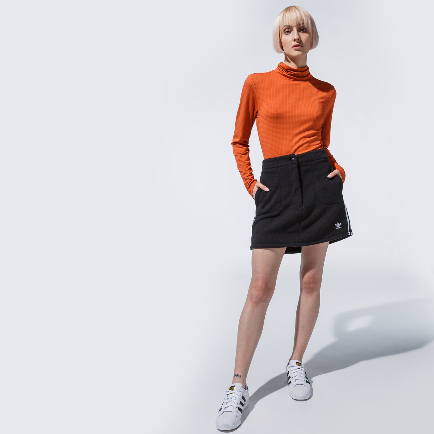 Дамски ADIDAS ПОЛА FLEECE SKIRT gn2800 цвят черен