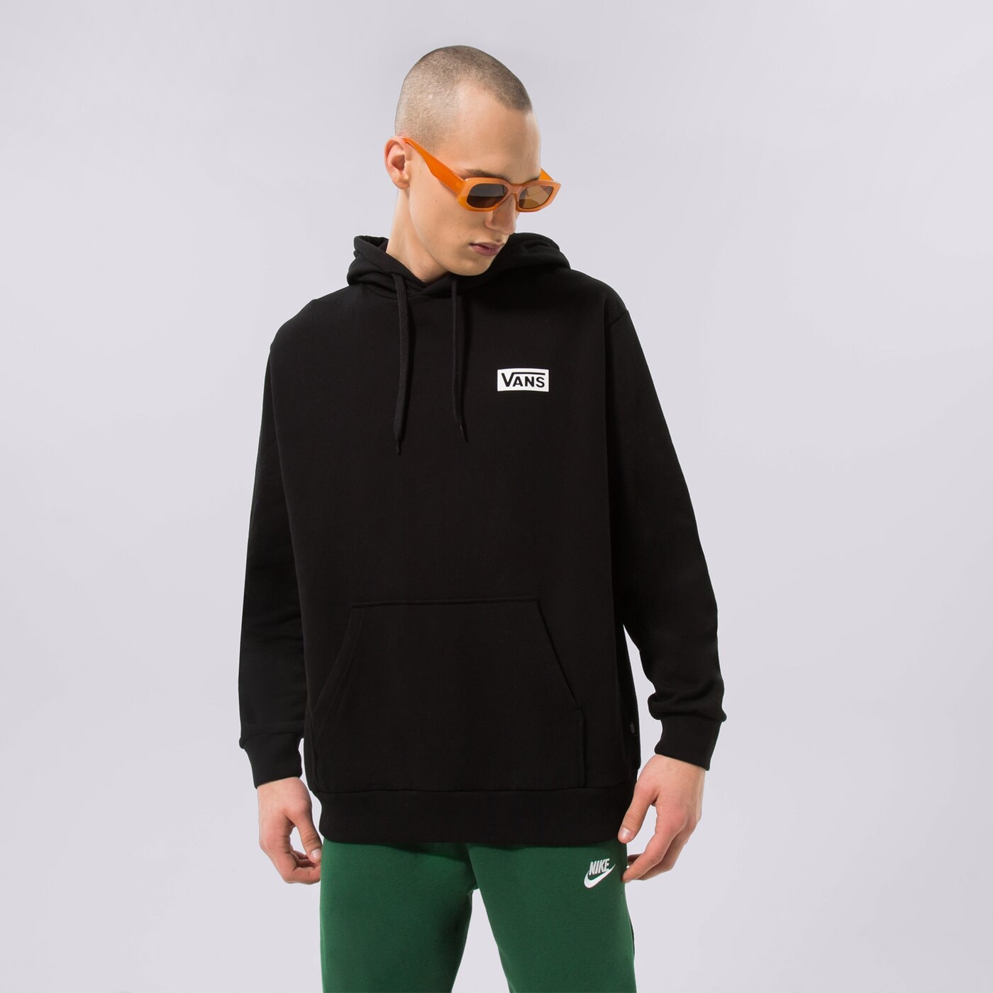 Мъжки суичър VANS СУИТЧЪР FOUNDATION MINI LOGO PO HOODY vn0007fnblk1 цвят черен
