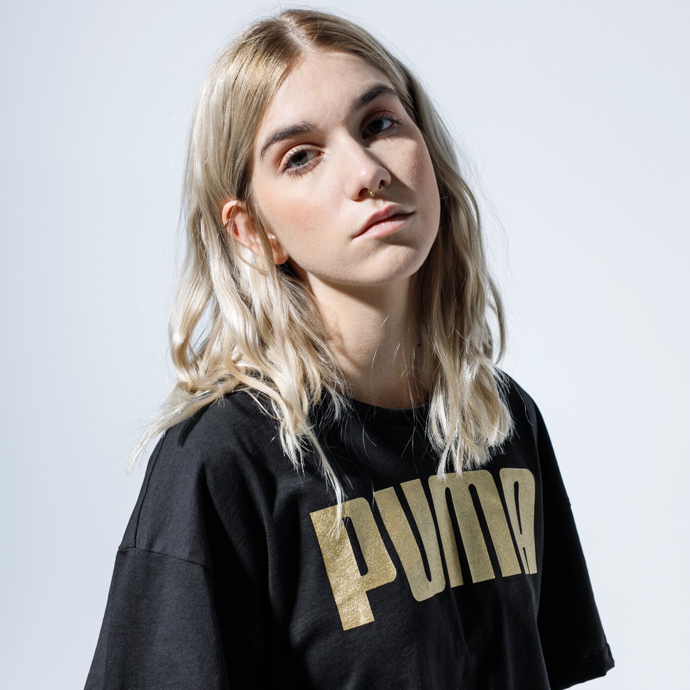 Дамска тениска PUMA ТЕНИСКА REBEL FASHION TEE 58130851 цвят черен