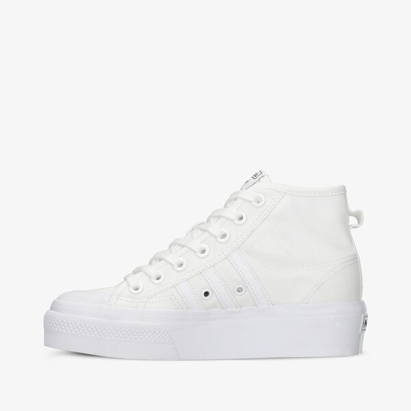 Дамски маратонки ADIDAS NIZZA PLATFORM MID W fy2782 цвят бял