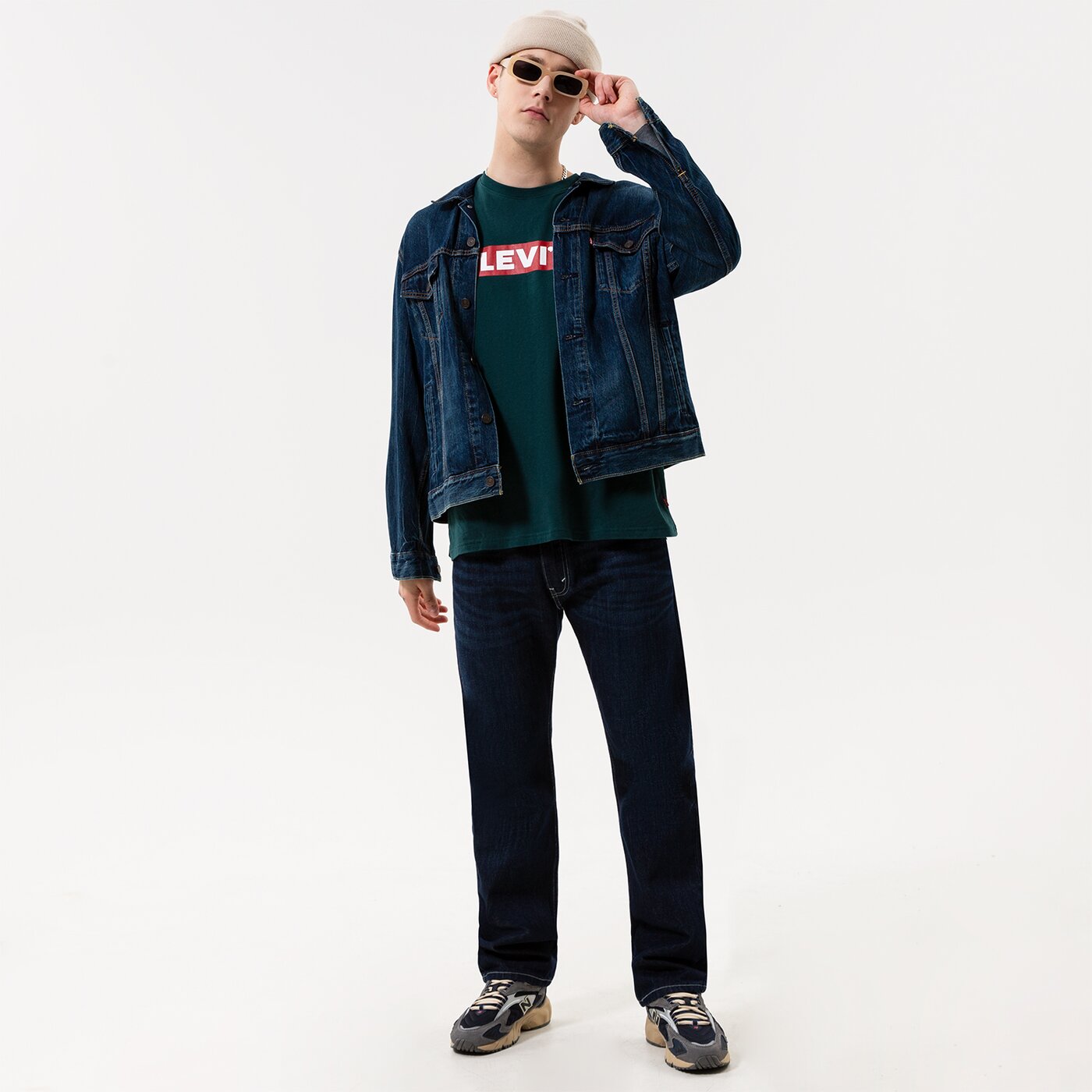 Мъжка тениска LEVI'S ТЕНИСКА SS RELAXED FIT TEE 16143-0602 цвят черен