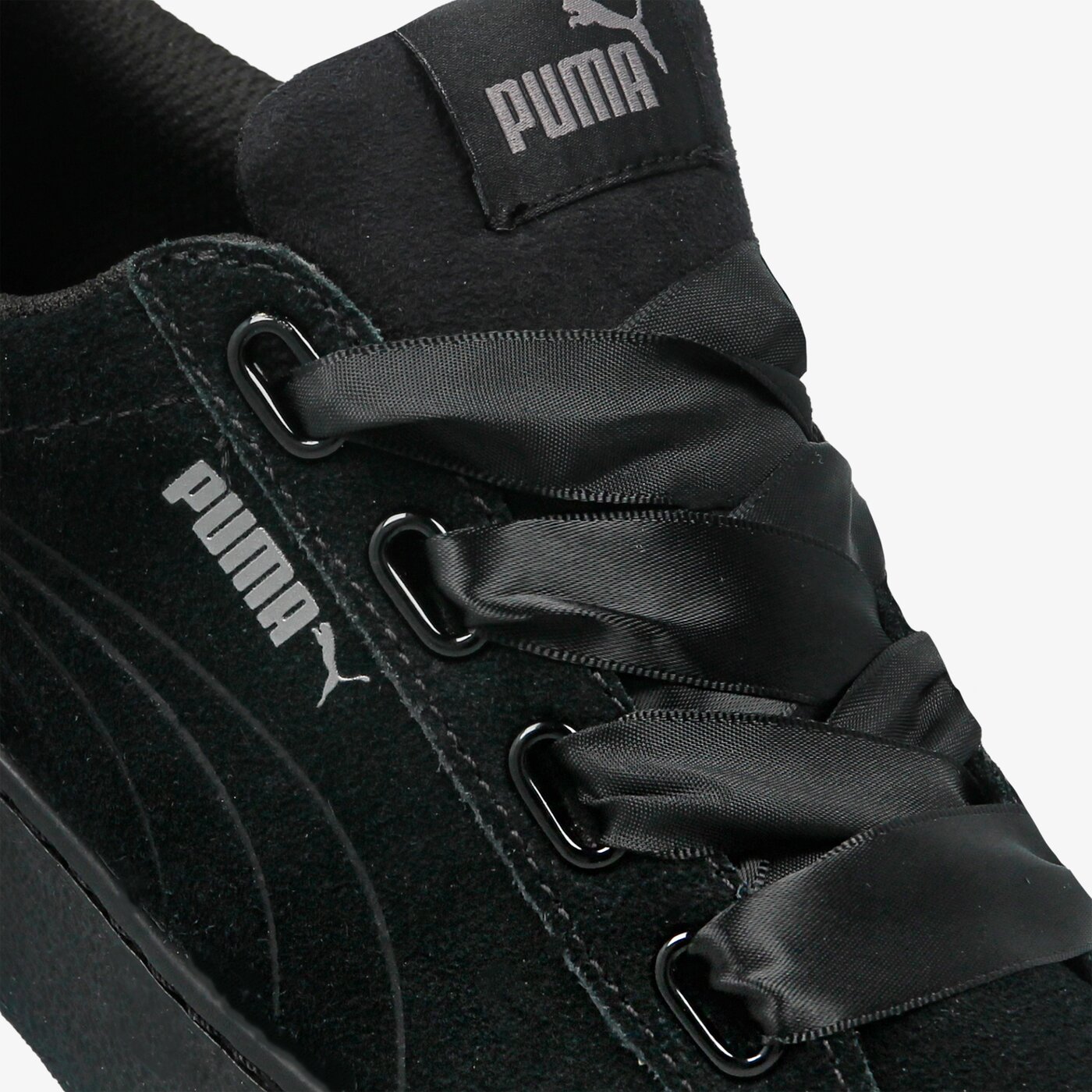 Дамски маратонки PUMA VIKKY PLATFORM RIBBON S 36641801 цвят черен