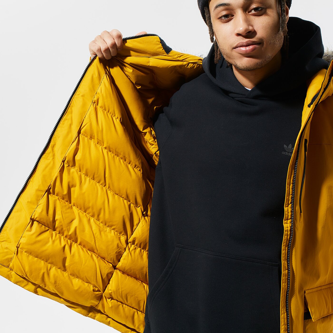 Мъжко зимно яке ADIDAS ЯКЕ ЗИМНО XPLORIC PARKA gk3551 цвят жълт