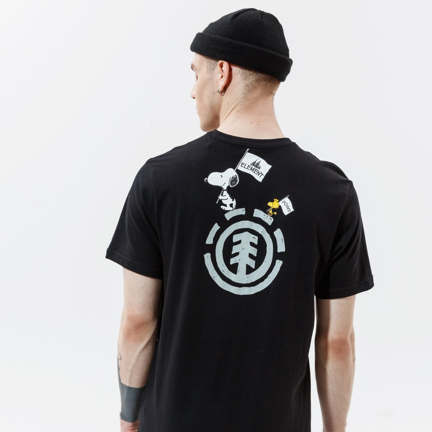 Мъжка тениска ELEMENT ТЕНИСКА PEANUTS SLIDE SS w1sso3elp3732 цвят черен